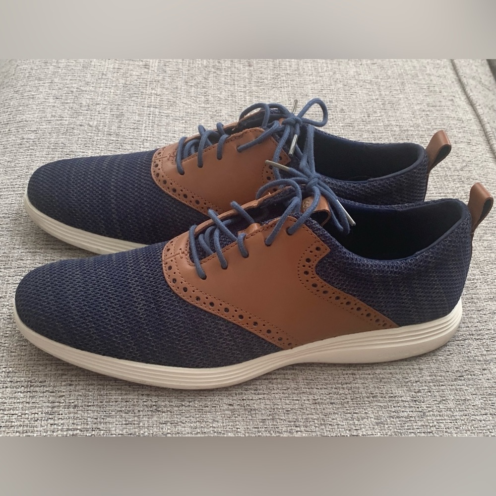 Cole Haan Grande OS Blue Knit Saddle Leather
Mens Sz 11